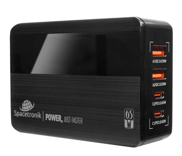 Spacetronik Ładowarka sieciowa GaN 65W SR100 - 1190641 - zdjęcie
